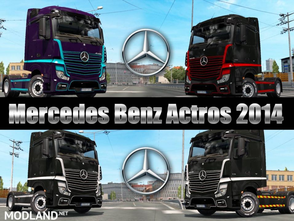 Mercedes Benz Actros 2014 Skin Pack