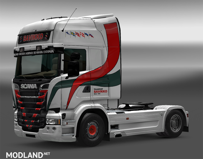 Scania RJL Transport Savikko Skin