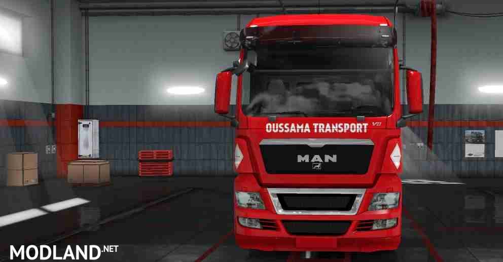 Skin MAN TGX Oussama Transport For ETS2 1.31