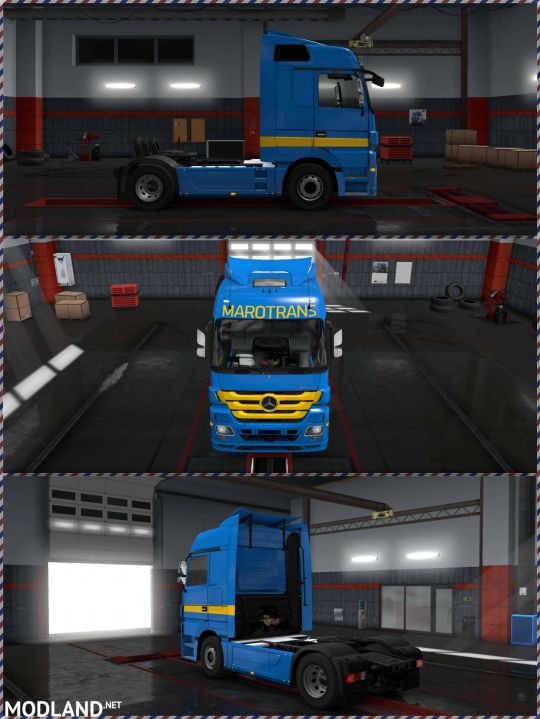 Skin MARO TRANS For ETS2 1.30.2.x