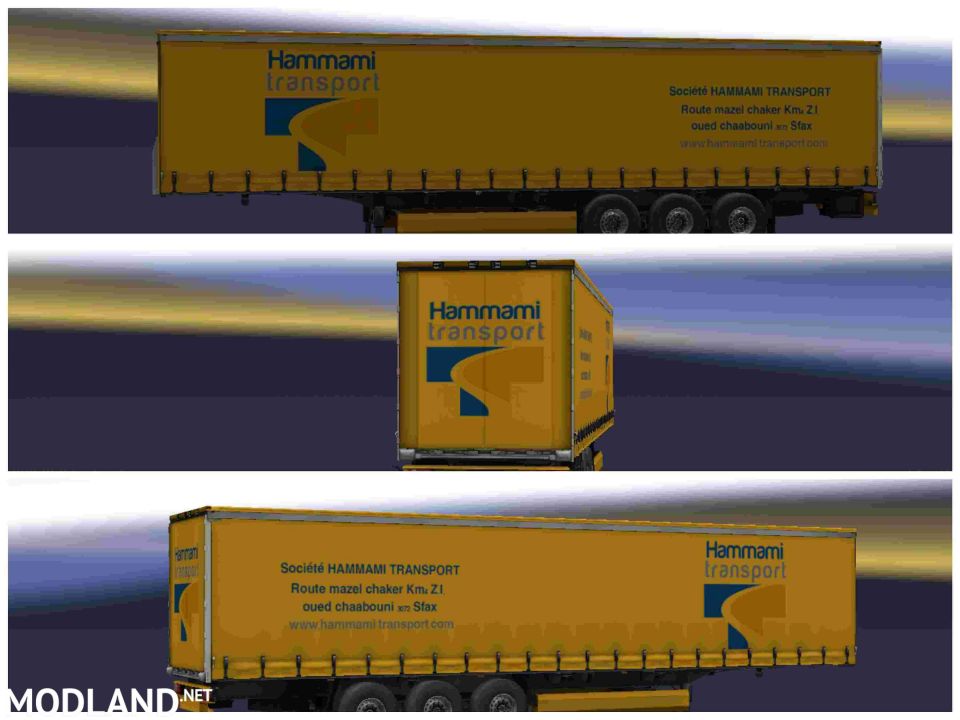 Trailers Hammami Transport For ETS2 1.31