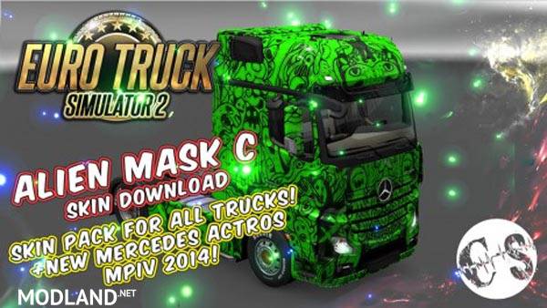 Alien Mask C Skin Pack for All Trucks