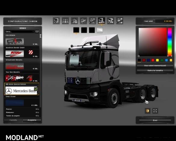 M-B Antos customizable Special skin