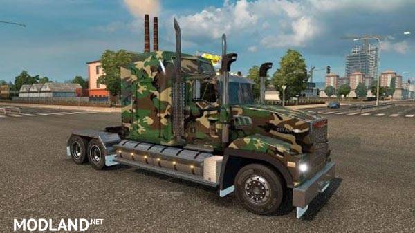 Army Camo skin for Mack Titan