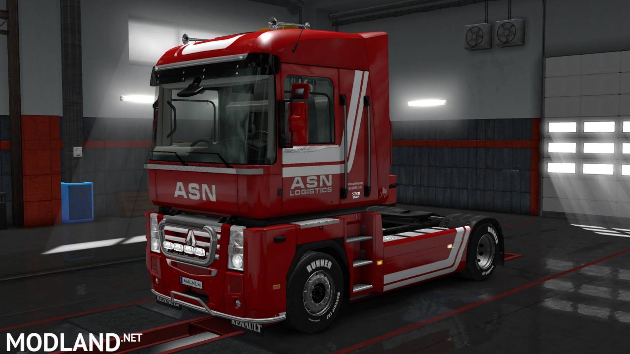 Renault Magnum ASN Logistics skin