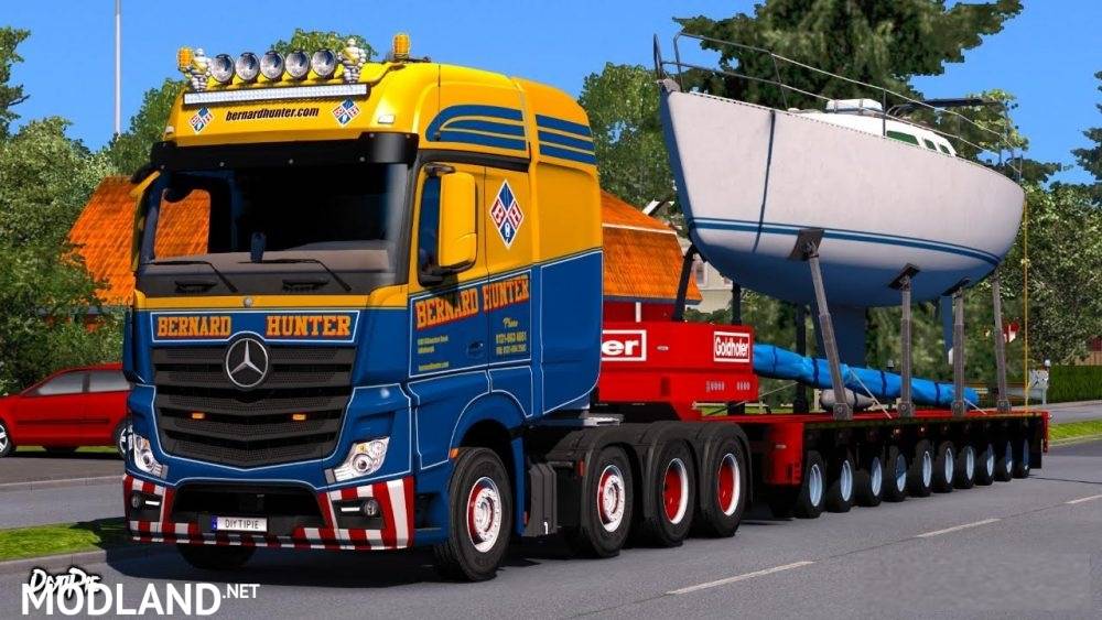 Mercedes-Benz Big Stars Actros Bernard Hunter Skin