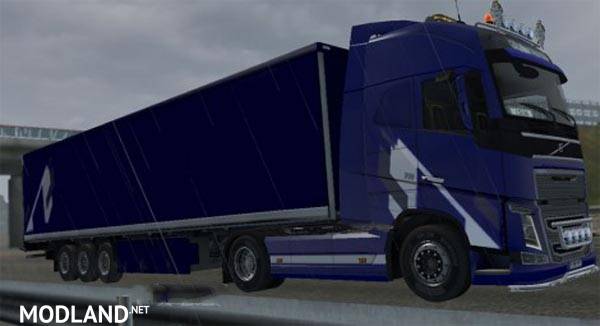 Blue Dark Stripes COMBO PACK  Volvo FH 2012