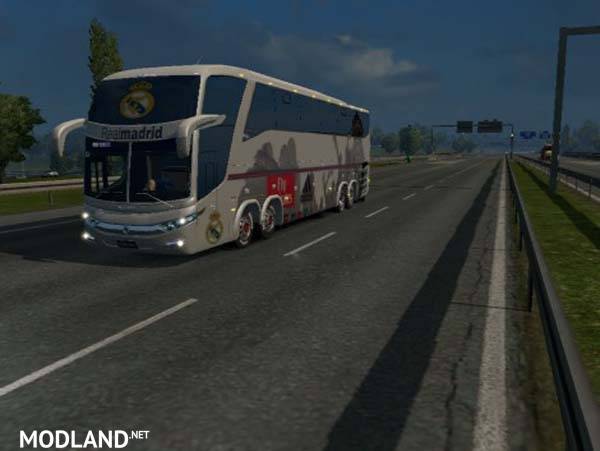 Bus Macropolo G7 1600LD Real Madrid Skin