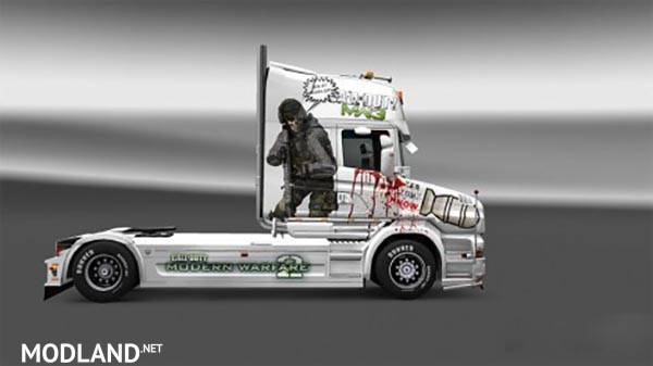 Call Of Duty skin for Scania T