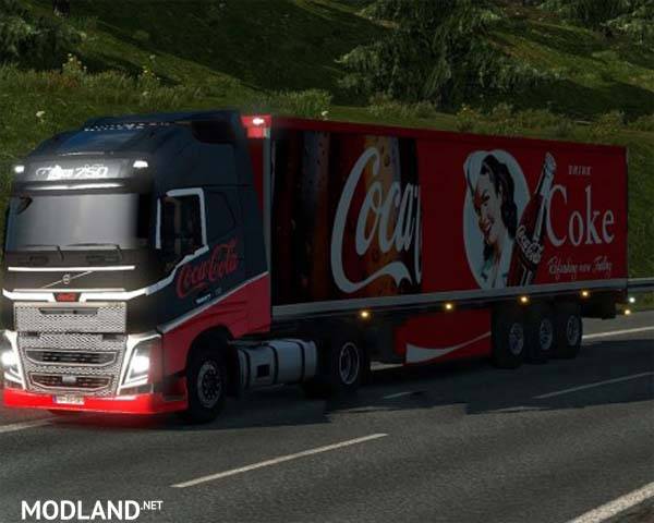 Coca Cola Volvo skin and trailer