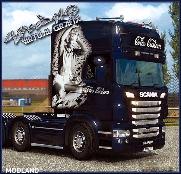 Coles Custom skin for RJL Scania
