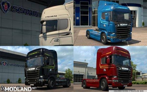 Colored Scania Streamline Skin