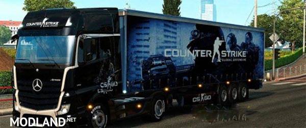 Counter Strike GO pack for Mercedes MP4