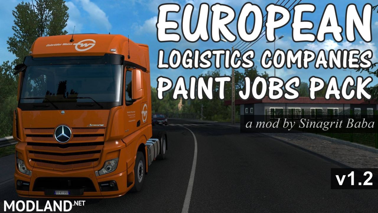 European Logistics Companies Paint Jobs Pack