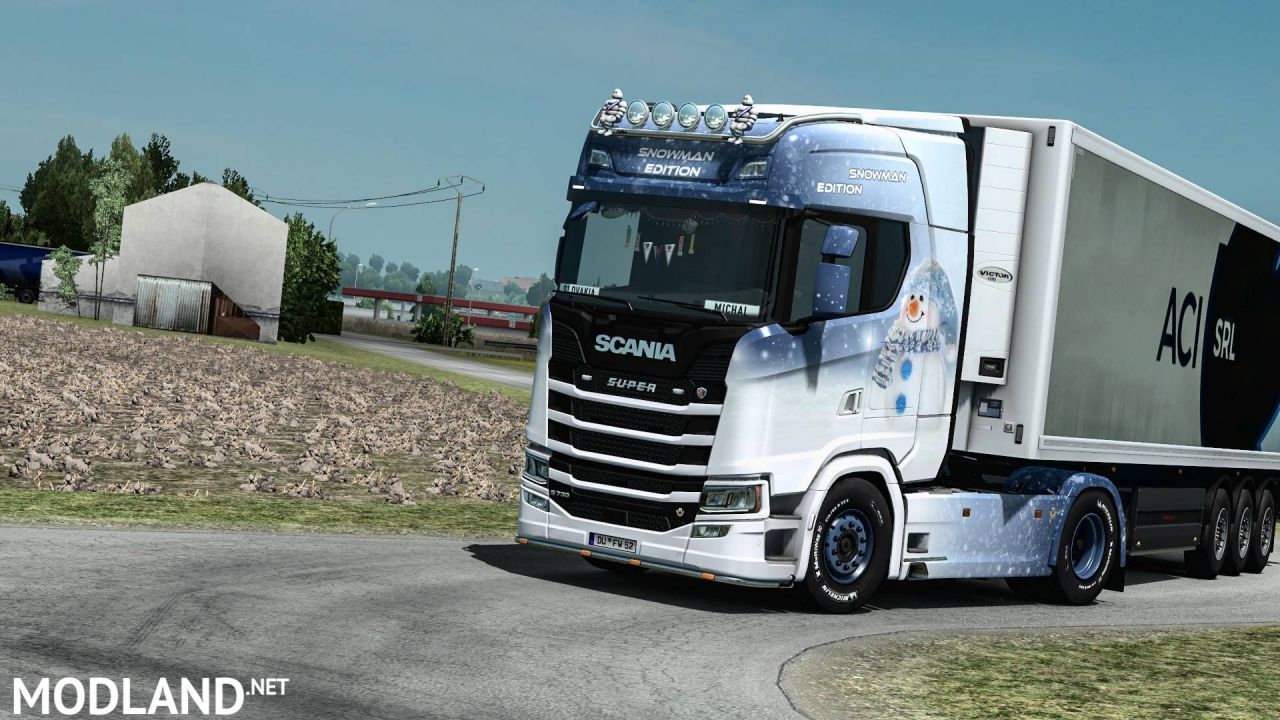 Scania S Snowman Edition 