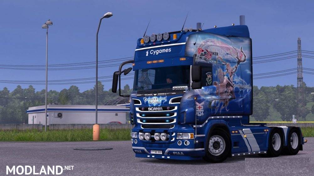 Granblue Fantasy feat. DB Schenker for Scania RJL