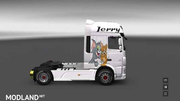 DAF Euro 6 Skin Tom and Jerry