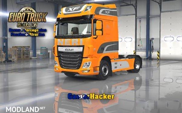 DAF XF E6 Neri Orange Skin