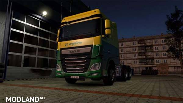 DAF xf euro 6 agrifirm skin all cabs