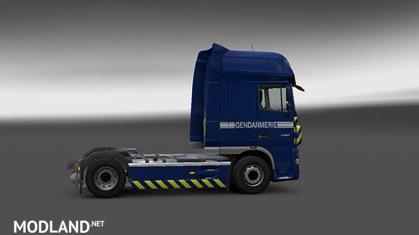 DAF XF Gendarmerie Skin