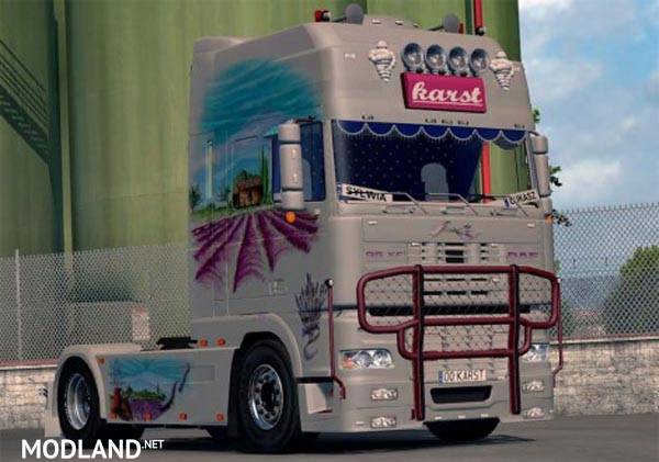Daf XF95 Levand field