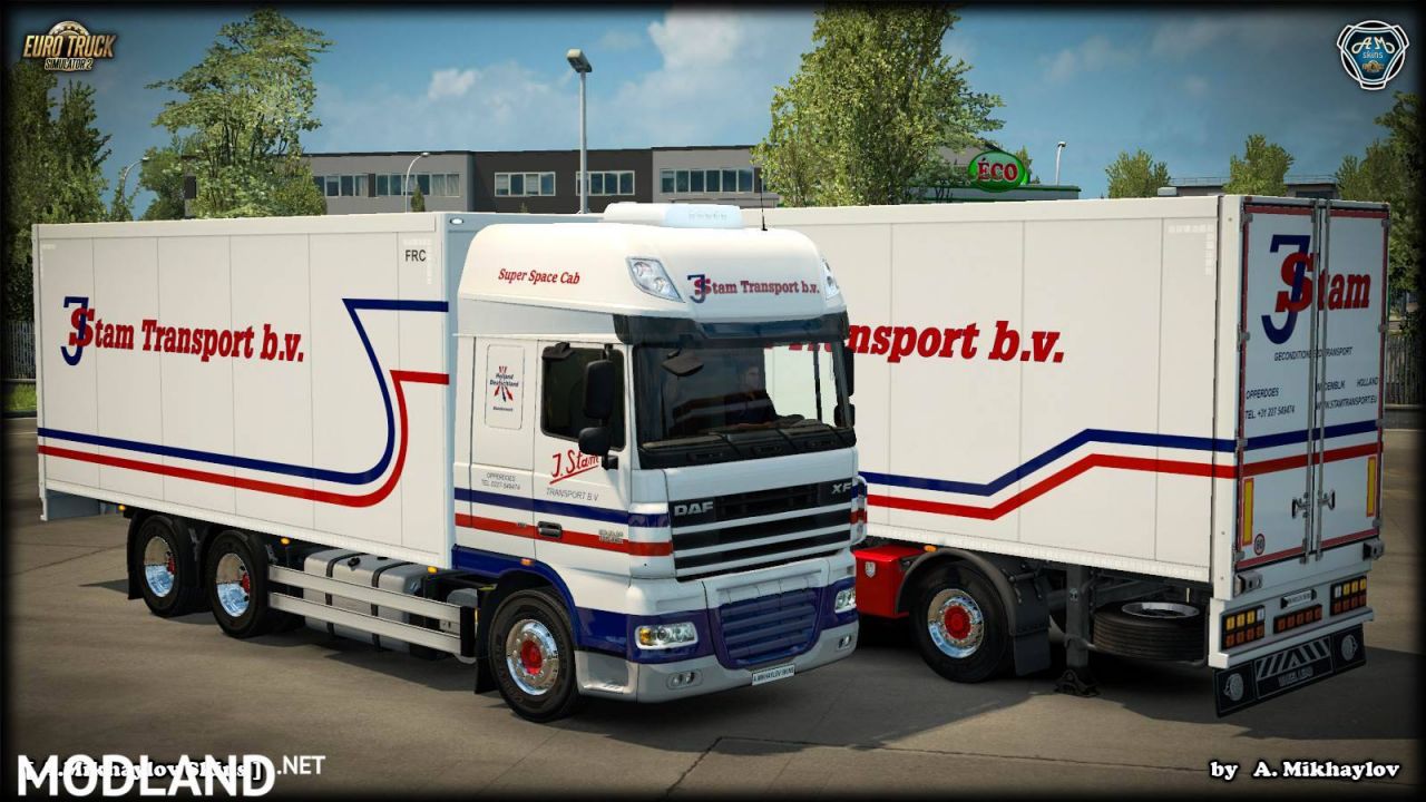 DAF XF 105 "J.Stam Transport b.v." BDF Combo Skin