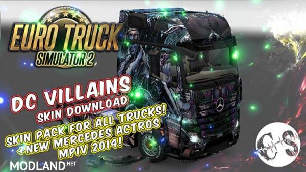DC VIllains Skin Pack for All Trucks