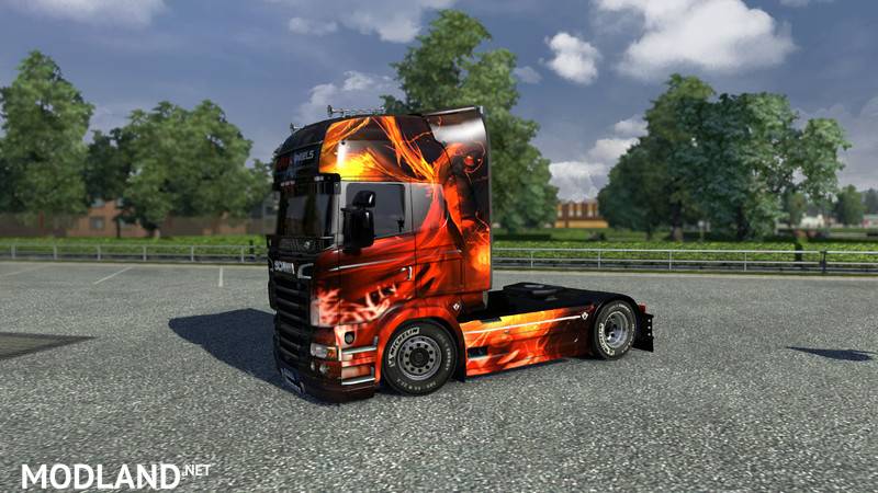 Devils and Angels Skin Scania R09