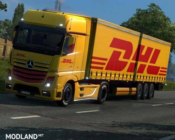 DHL skin for New Actros 2014