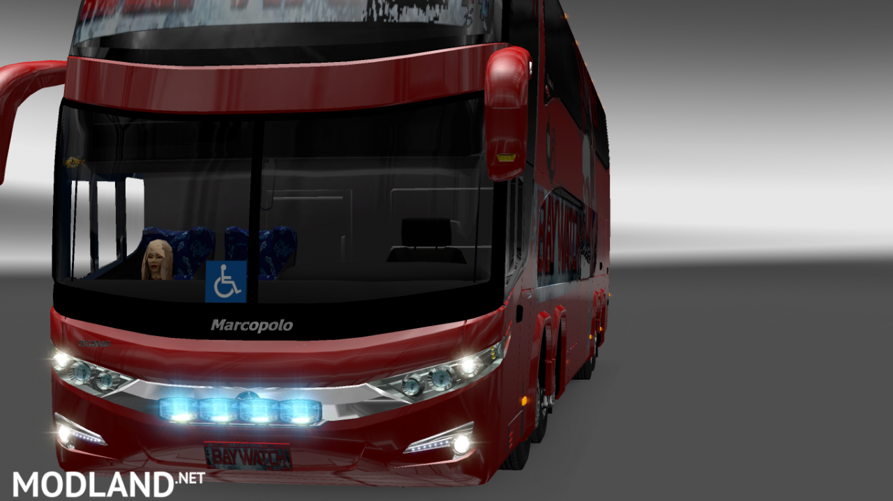 Marcopolo Paradiso G7 1800 DD 8x2 Baywatch skin