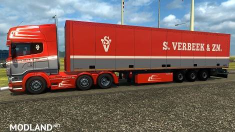 Scania RJL S.Verbeek & ZN. Combo Skin Pack