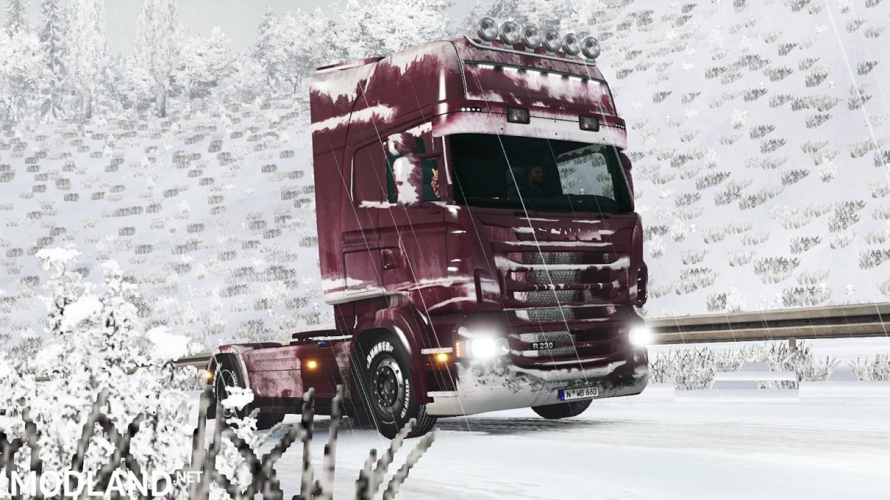 Snowy skin for Scania RJL (EviL & Stagg)