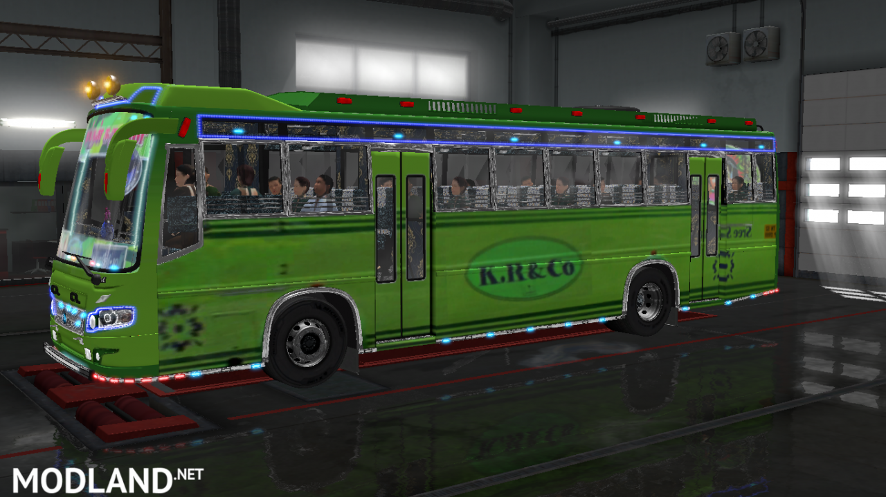 KR & CO SKINS FOR MARUTI BUS IN ETS2