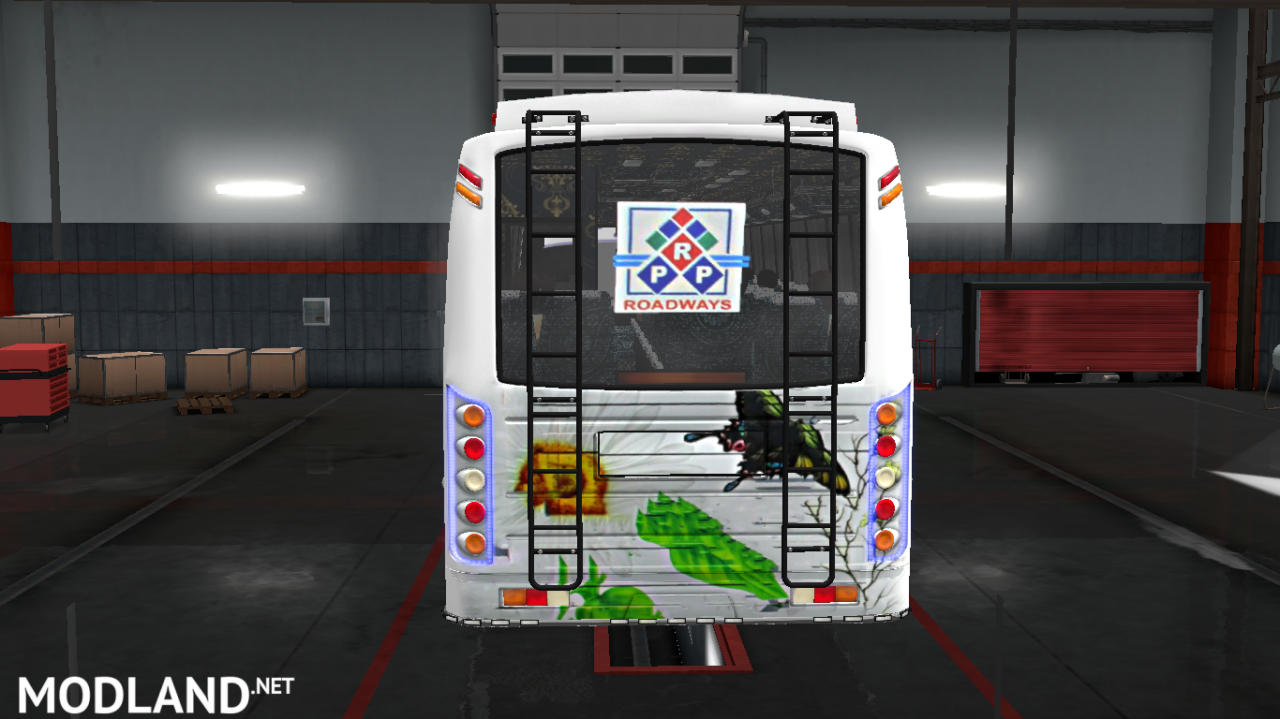 P.R.P SKINS FOR MARUTI BUS IN ETS2