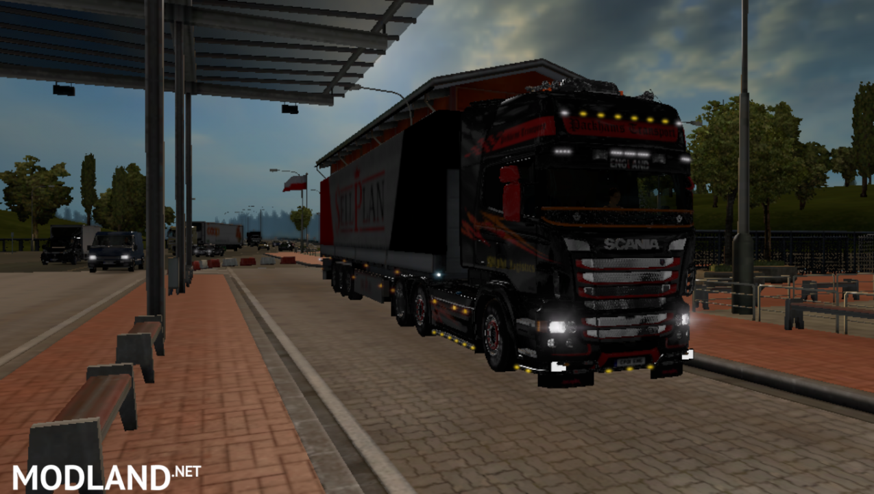scania rjl skin Packhams Transport Knight Logistics by cpartist265