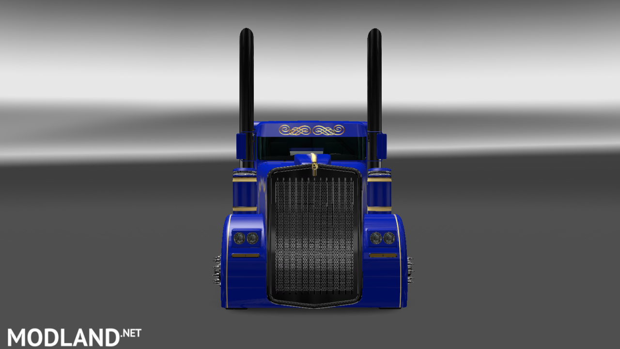 Kenworth W900 Phantom Royal Blue Skin