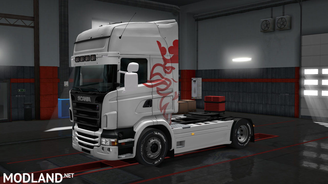 Scania RJL COLORED Style Skin