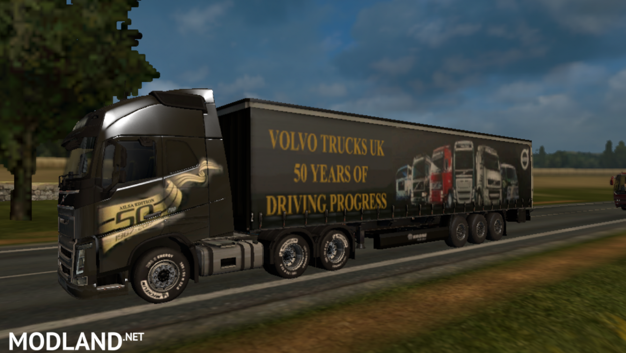 volvo truck & trailer skin 50 years of volvo progress by Chris Packham, cpartist265