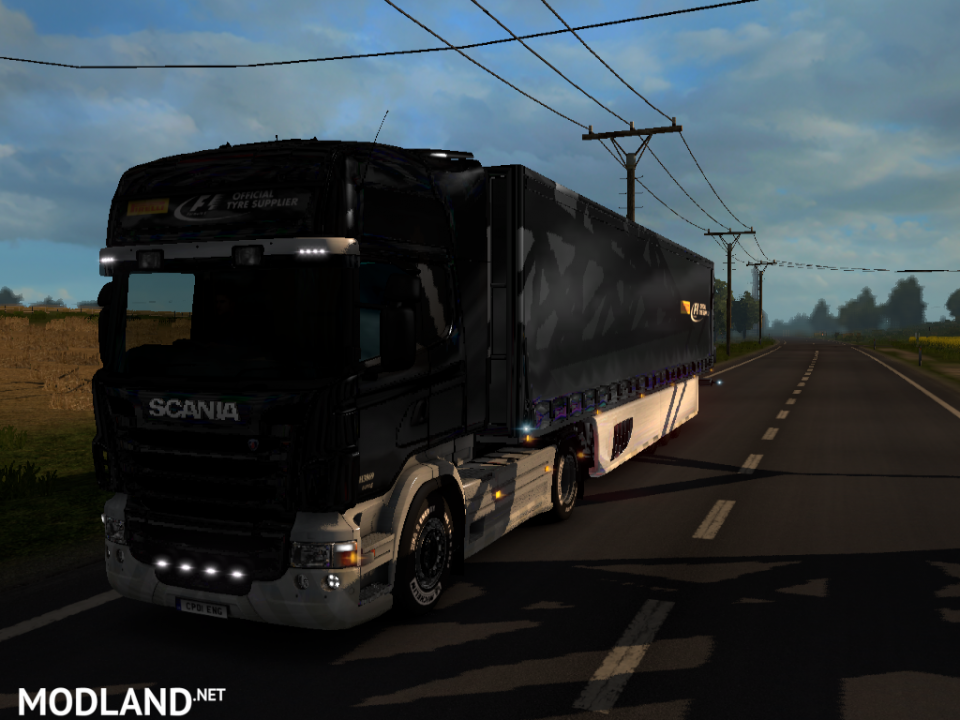 Stobart f1 pireli sport official tyre suppliers rjl truck +trailer skin + cargo by cpartist265