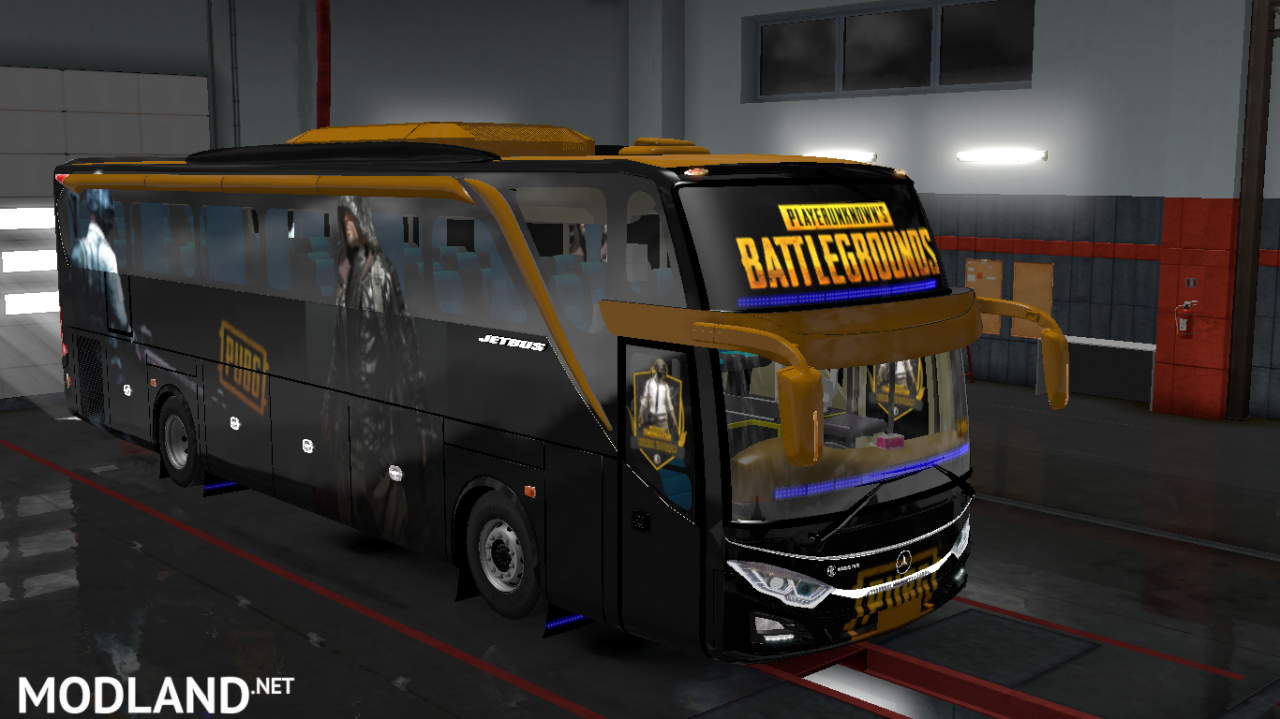 PUBG SKIN FOR INDONESIA JETBUS 3 HDD BUS IN ETS2