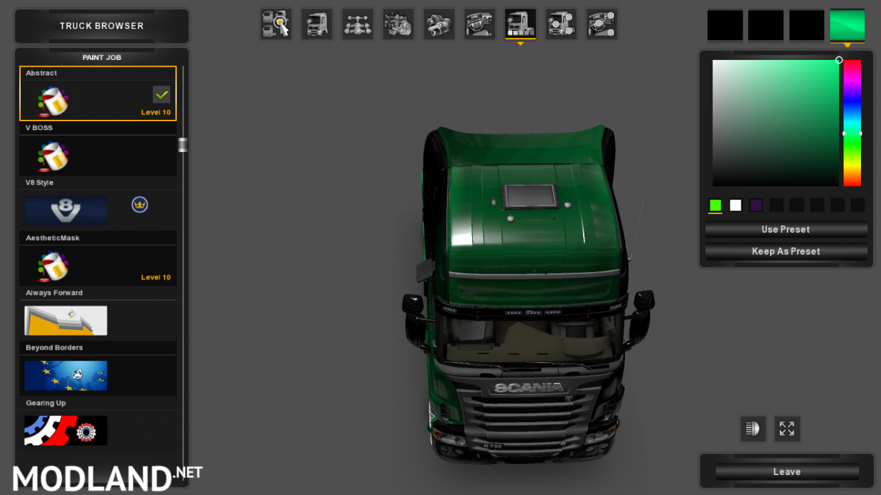 Scania R Series Abstract 1.25-1.27  