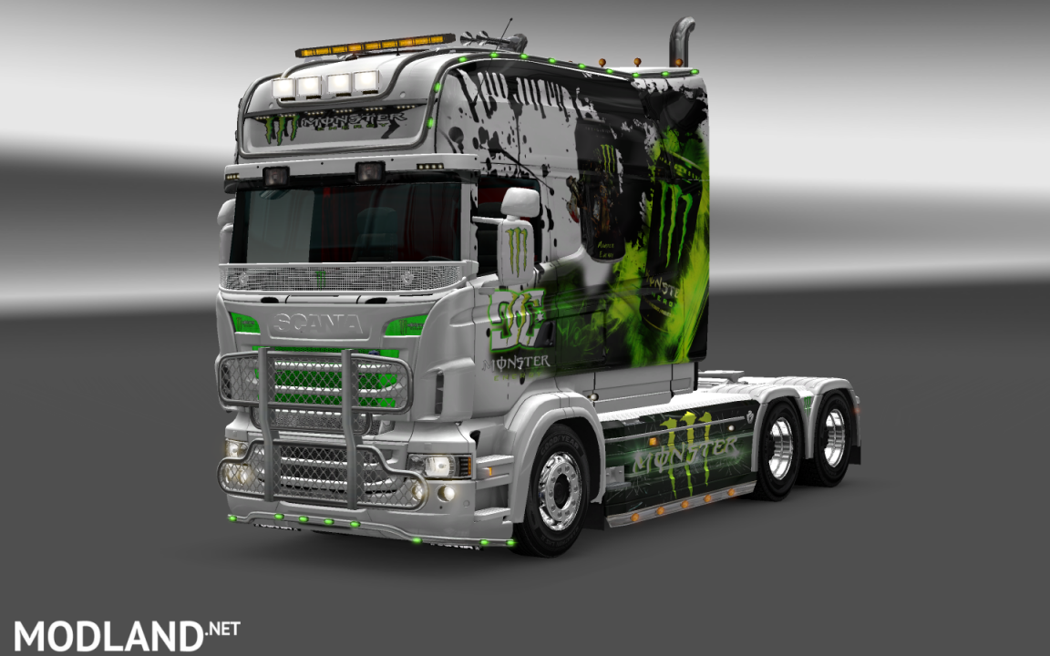 Scania RJL Monster Energy skin