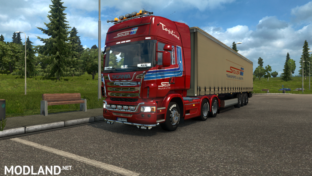 ETS 2 Scania Streamline Topline Siedler Transport - ETS 2