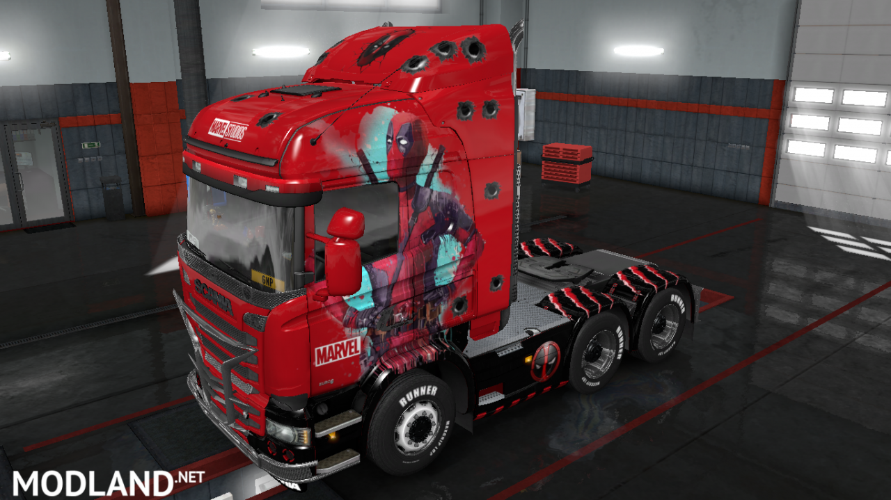 Deadpool - Scania Streamline Highline Skin
