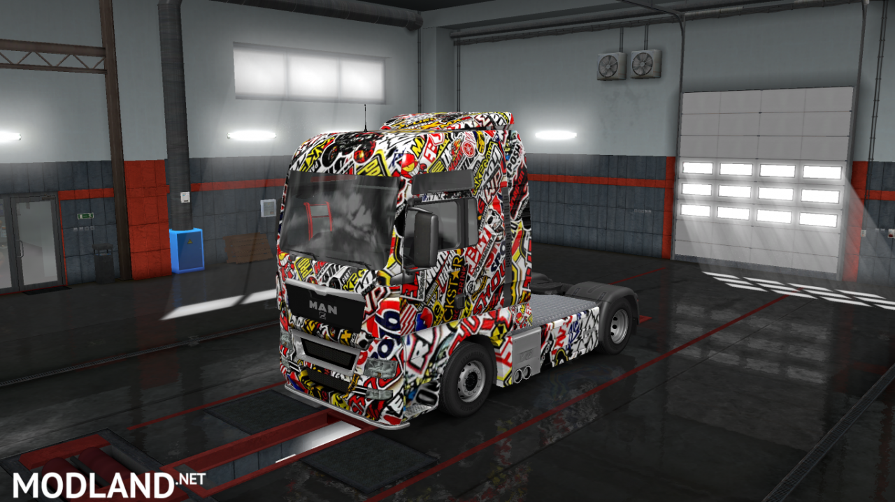 Man TGX mixed paint for all versions of the Game