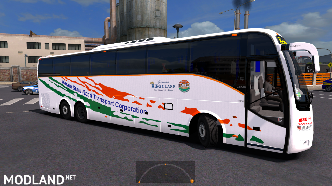 Kerala State RTC Skin For Volvo Grand And PX
