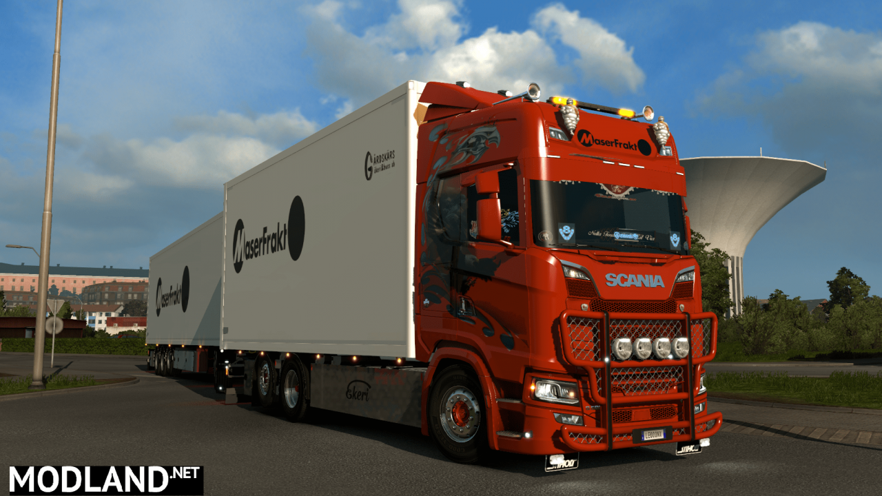 Scania S MaserFrakt combo skin