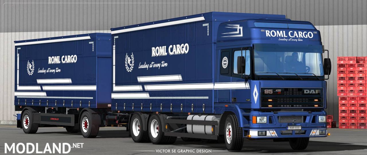 ROML Cargo DAF 95 ATi Deluxe Edition Skinpack