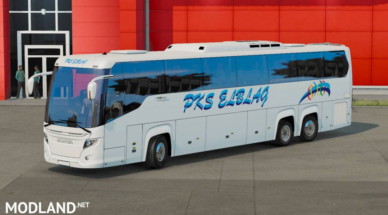 PKS Elblag For ETS2 1.35.x - Bus Scania Touring