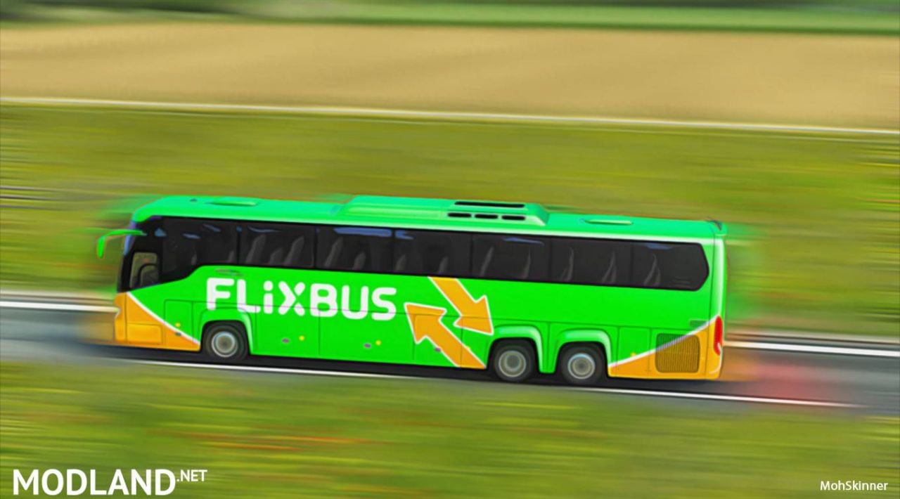Flixbus Poland For ETS2 1.35.x - Bus Scania Touring